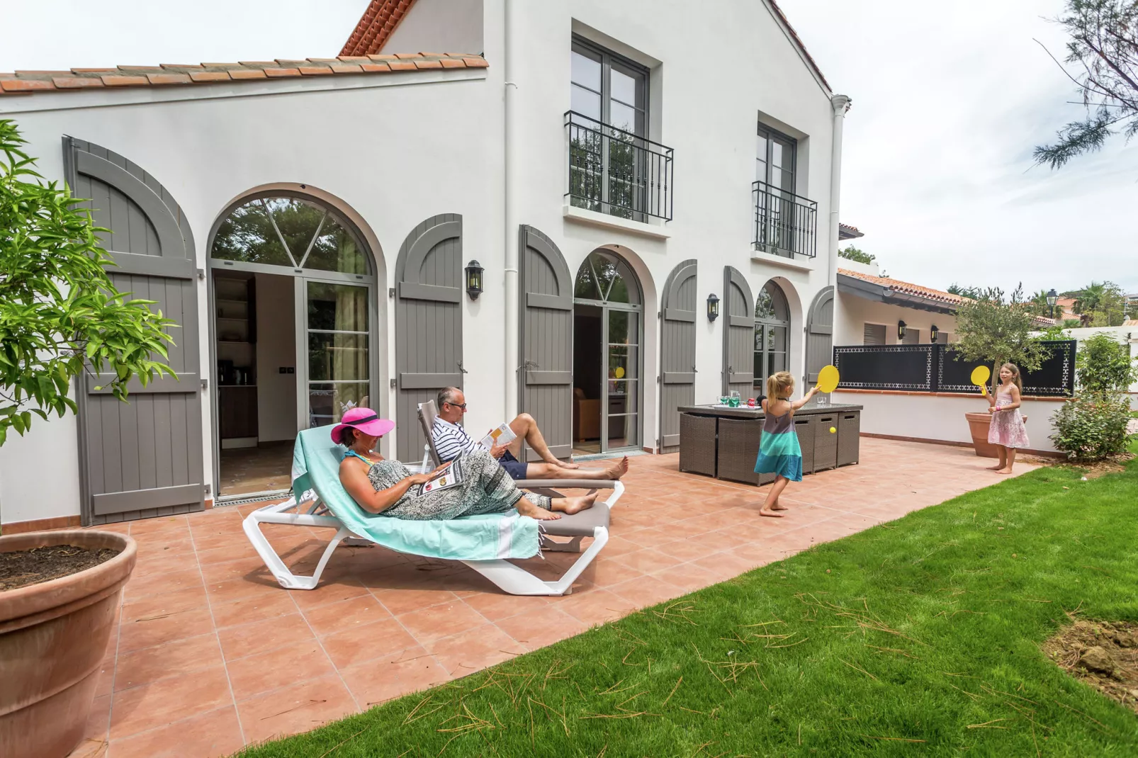 Résidence Les Villas Milady 2-Gärten Sommer