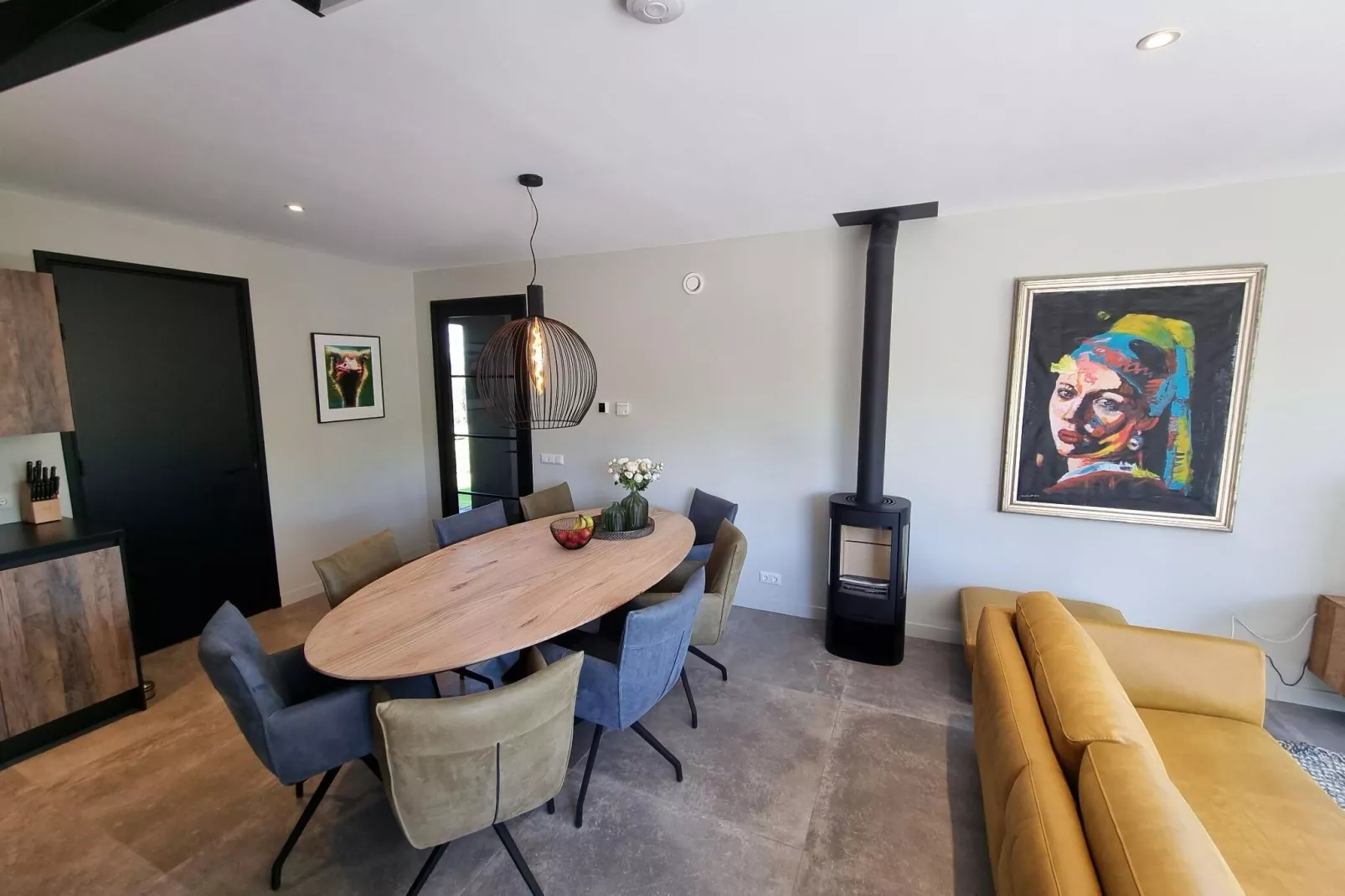 Watervilla Trettjin-Living room
