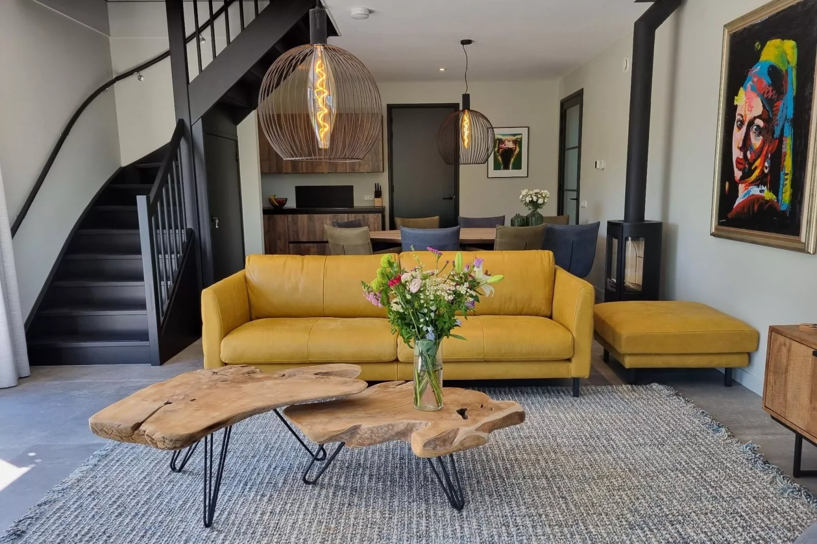 Watervilla Trettjin-Living room