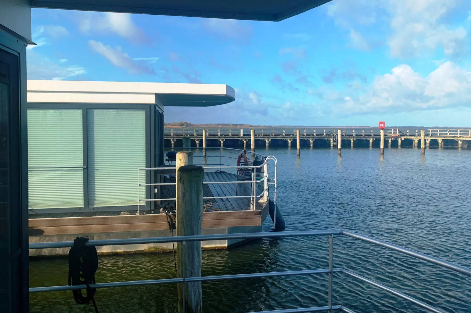 Houseboat Floating House Küstennebel 2 44 m²-Exterior summer