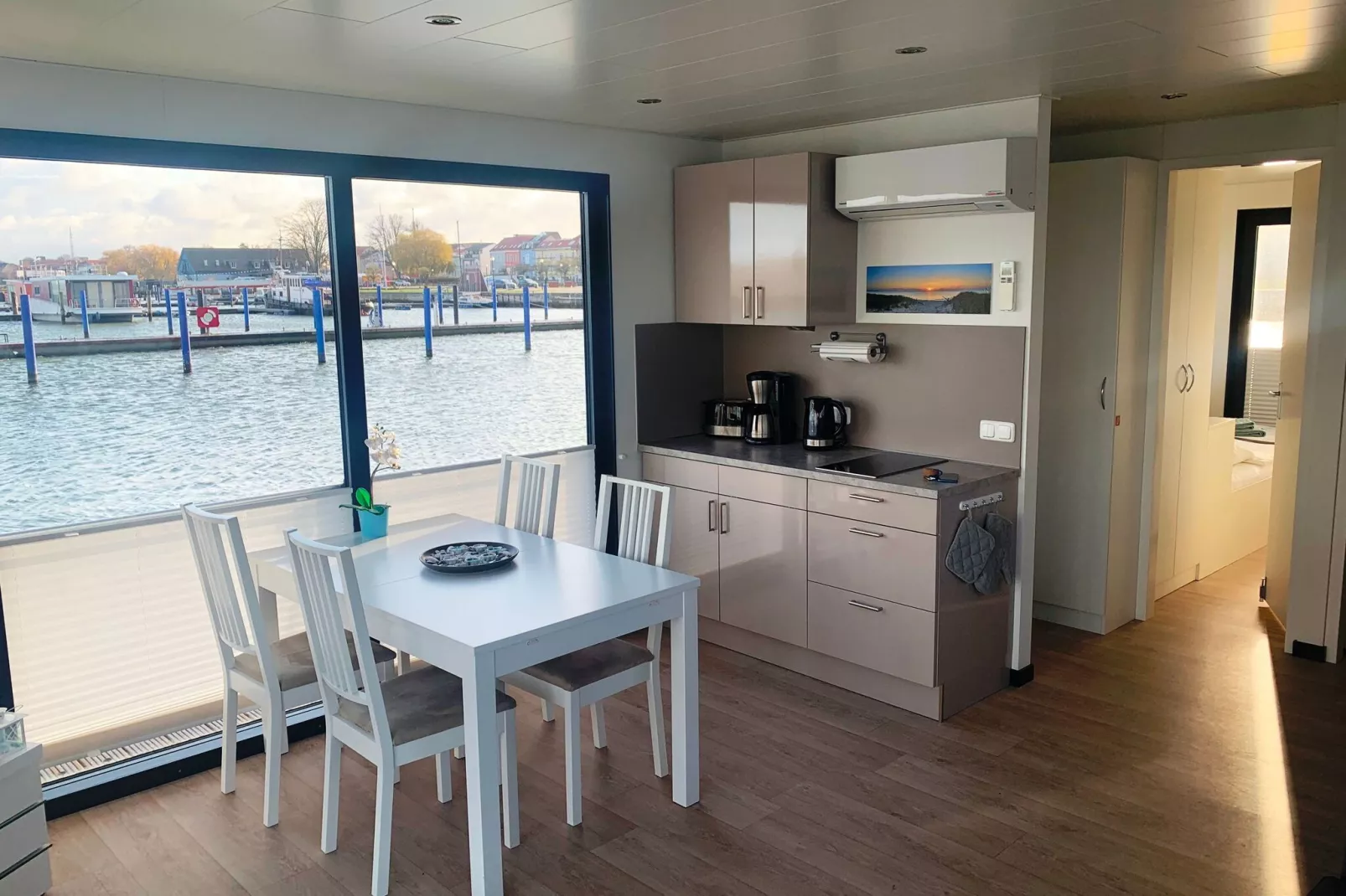 Houseboat Floating House Küstennebel 2 44 m²-Kitchen