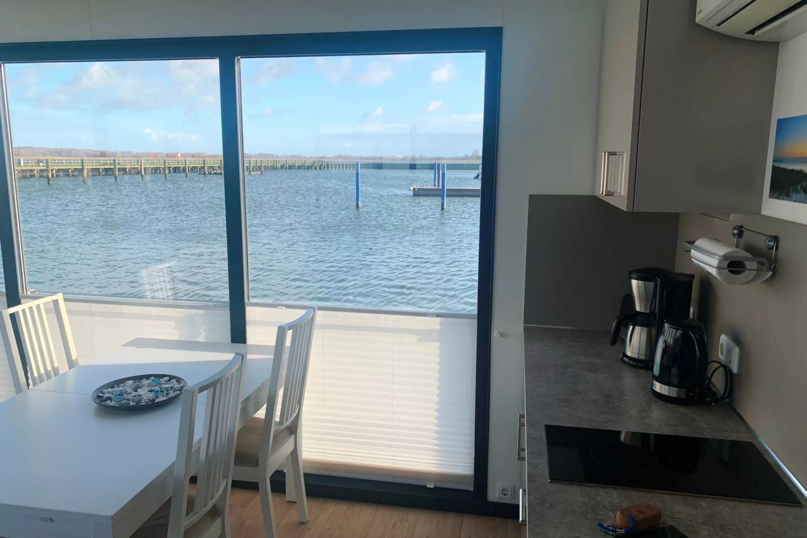 Houseboat Floating House Küstennebel 2 44 m²-Kitchen
