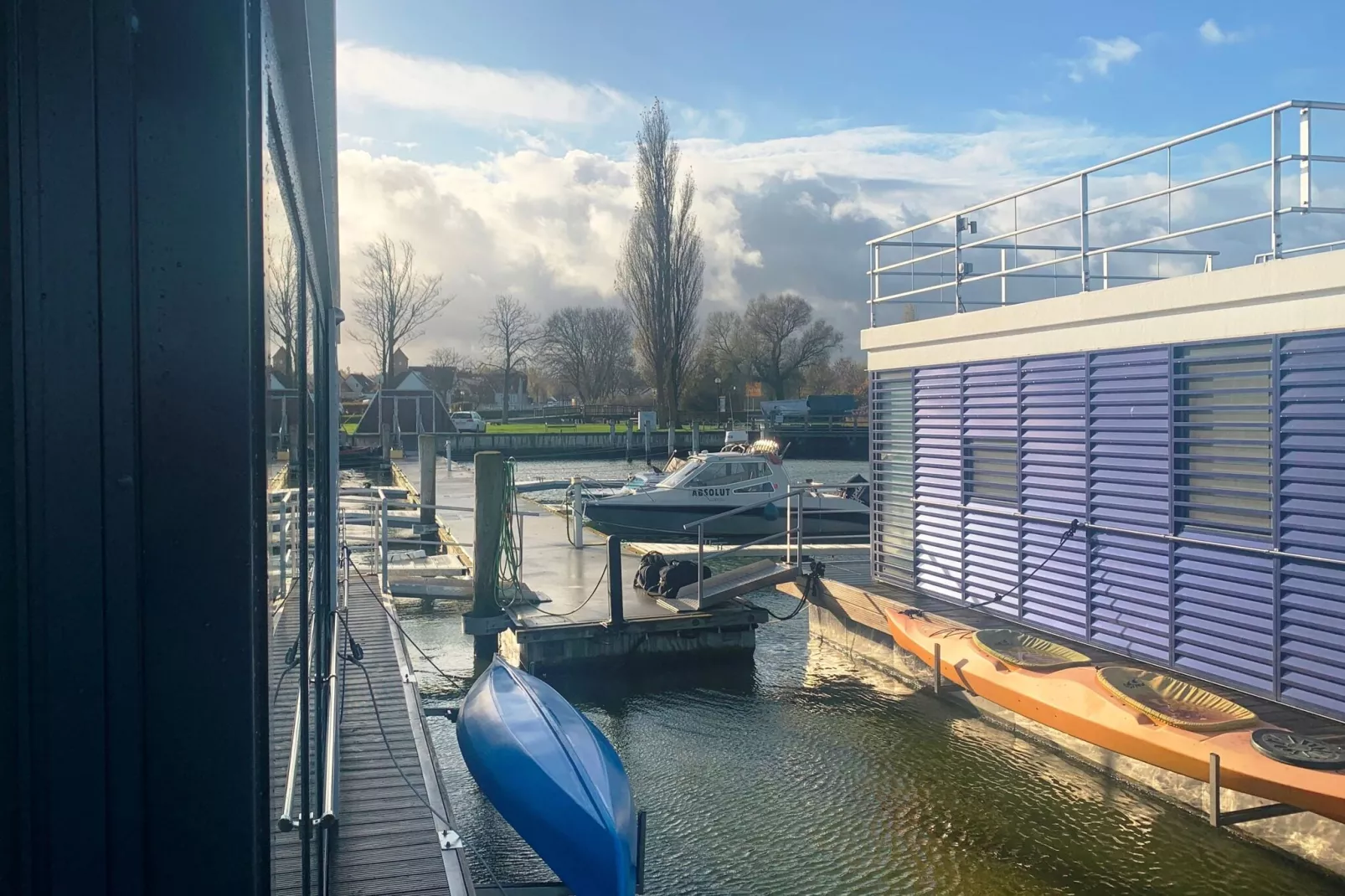 Houseboat Floating House Küstennebel 2 44 m²-Exterior summer
