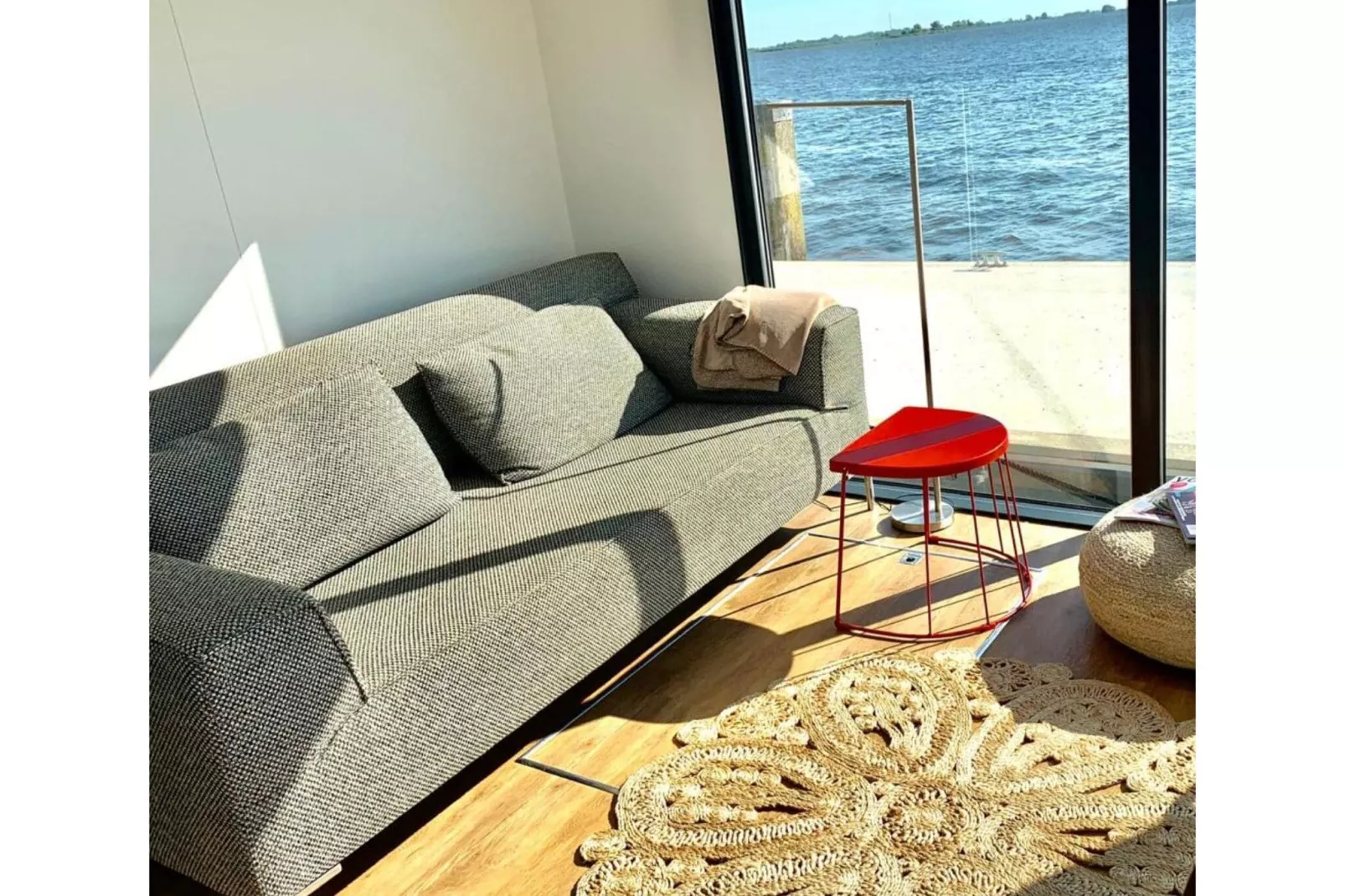 Houseboat Earrebarre - Paviljoenwei 1 - Offingawier-Living room