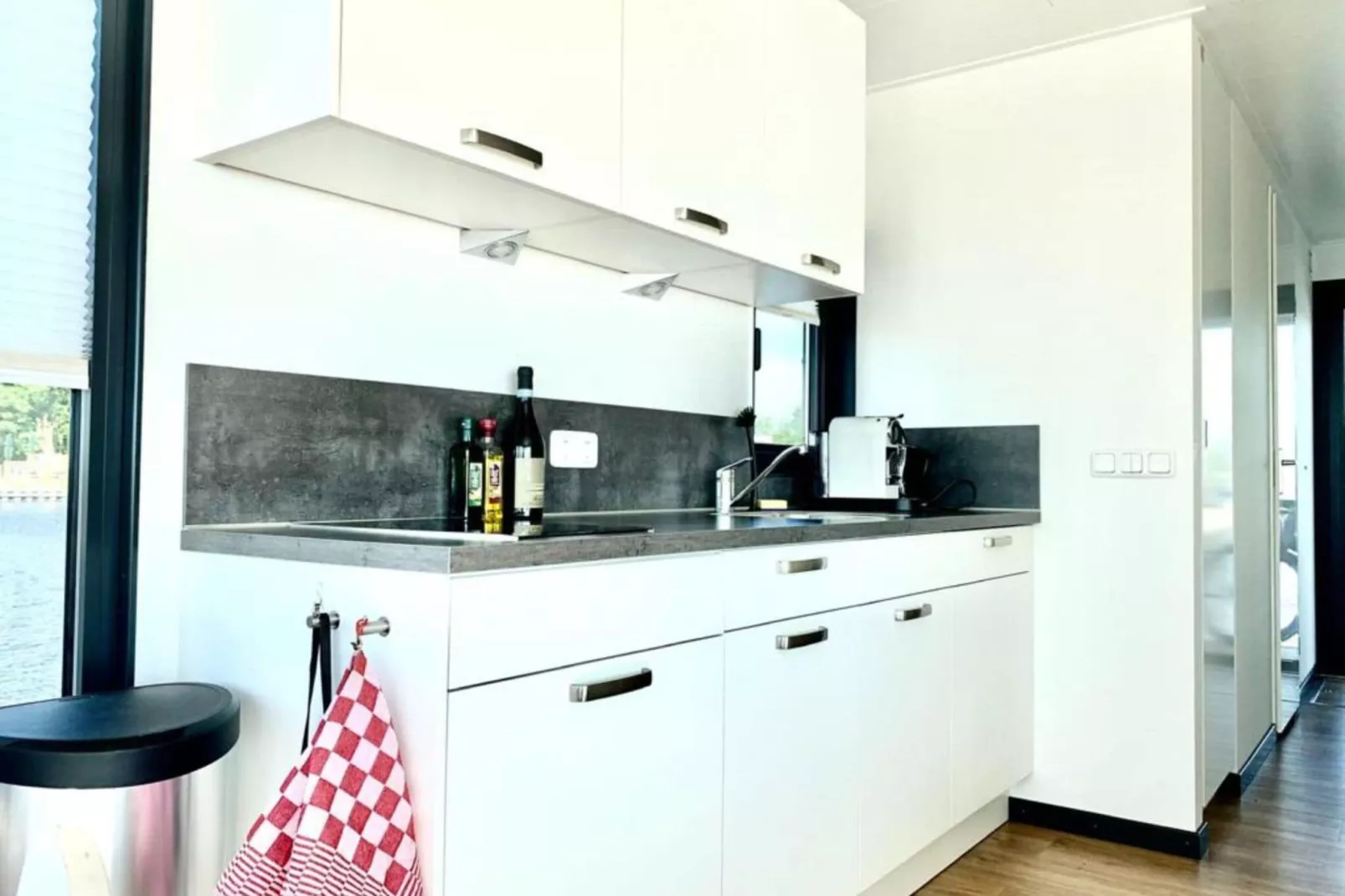 Houseboat Earrebarre - Paviljoenwei 1 - Offingawier-Kitchen