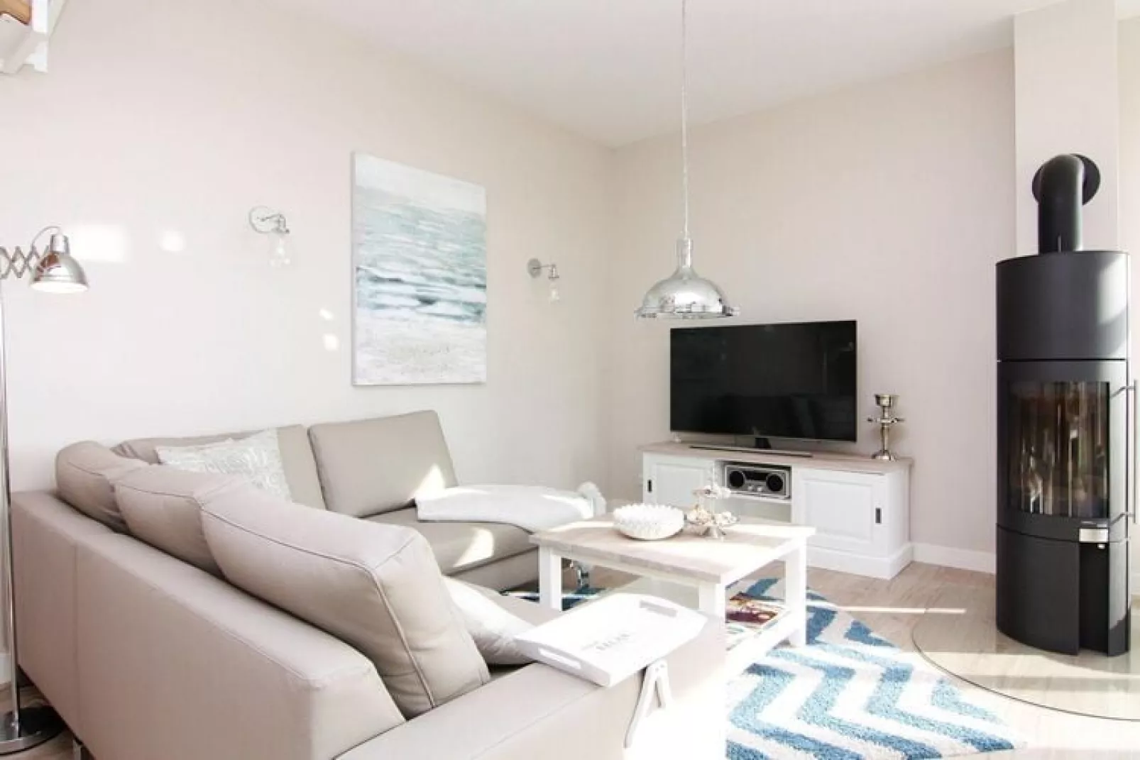 Ferienhaus Klint Dranske-Typ 3 Doppelhaus-Living room