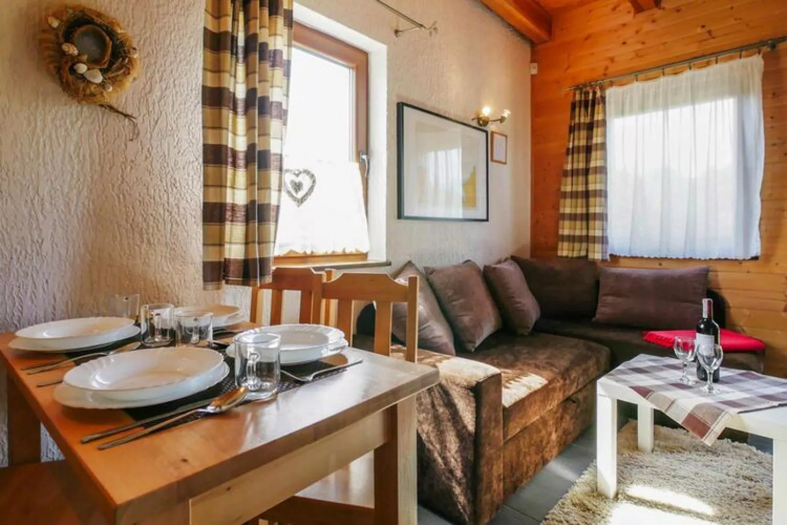 Szeregowe piętrowe domy wakacyjne Bobolin-Living room