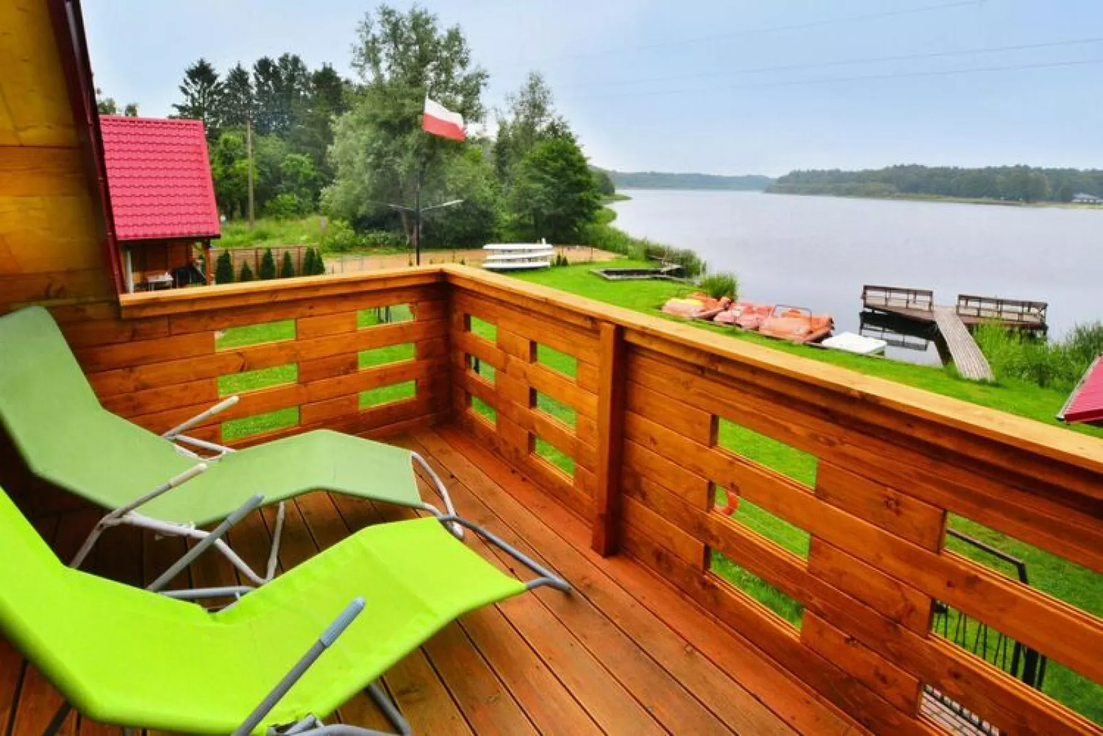 Domek letniskowy PATRYK Ostrowiec Slawienski-Terrace balcony