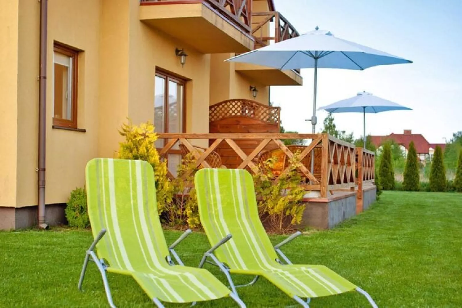 Semi-detached houses Rowy-Exterior summer