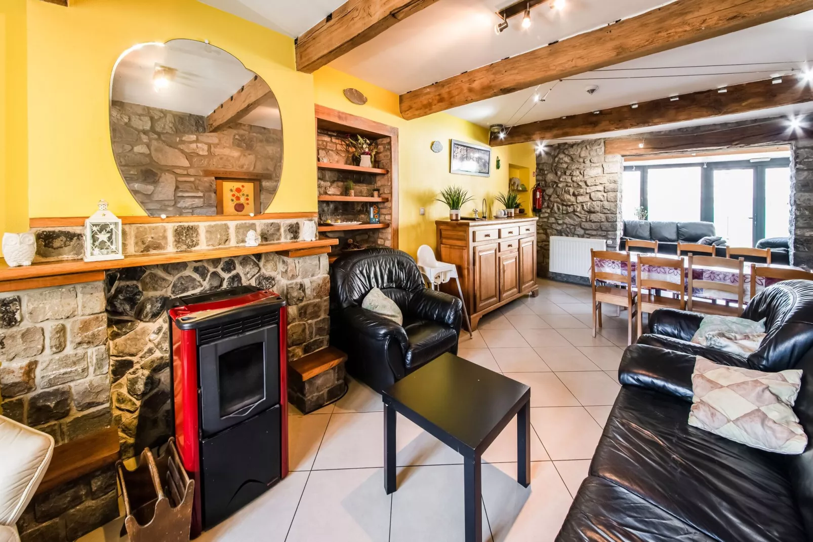Gîte d Hamptay-Living room
