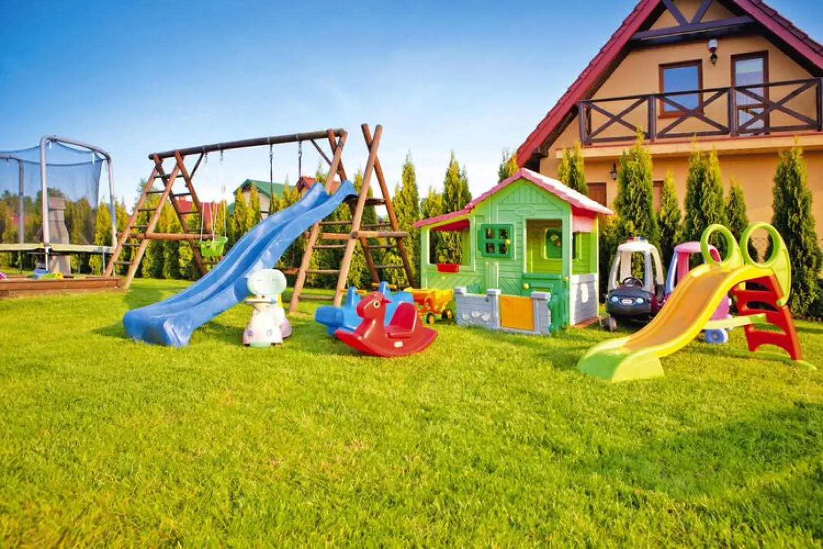 Semi-detached houses Rowy-Gardens summer