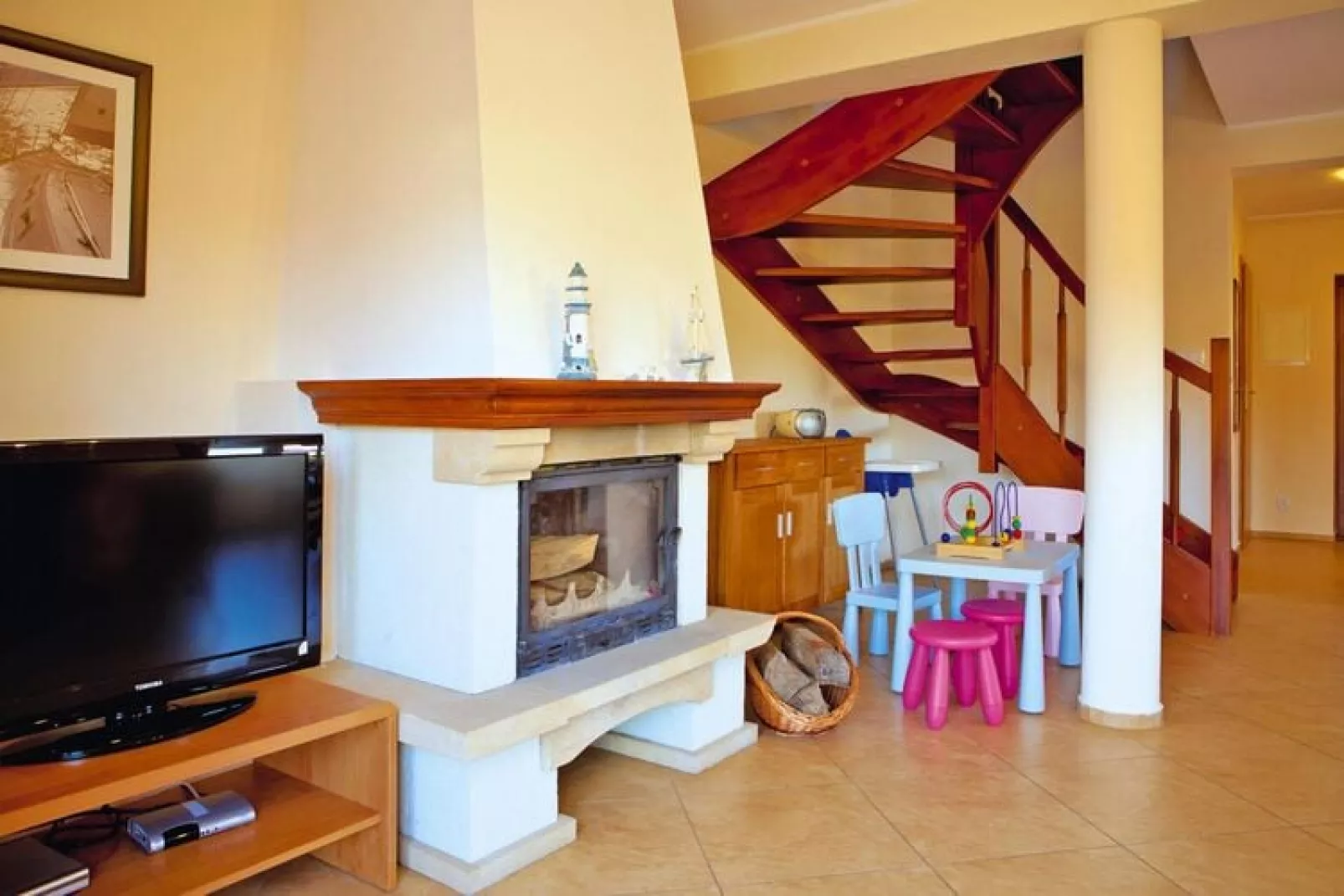 Semi-detached houses Rowy-Living room