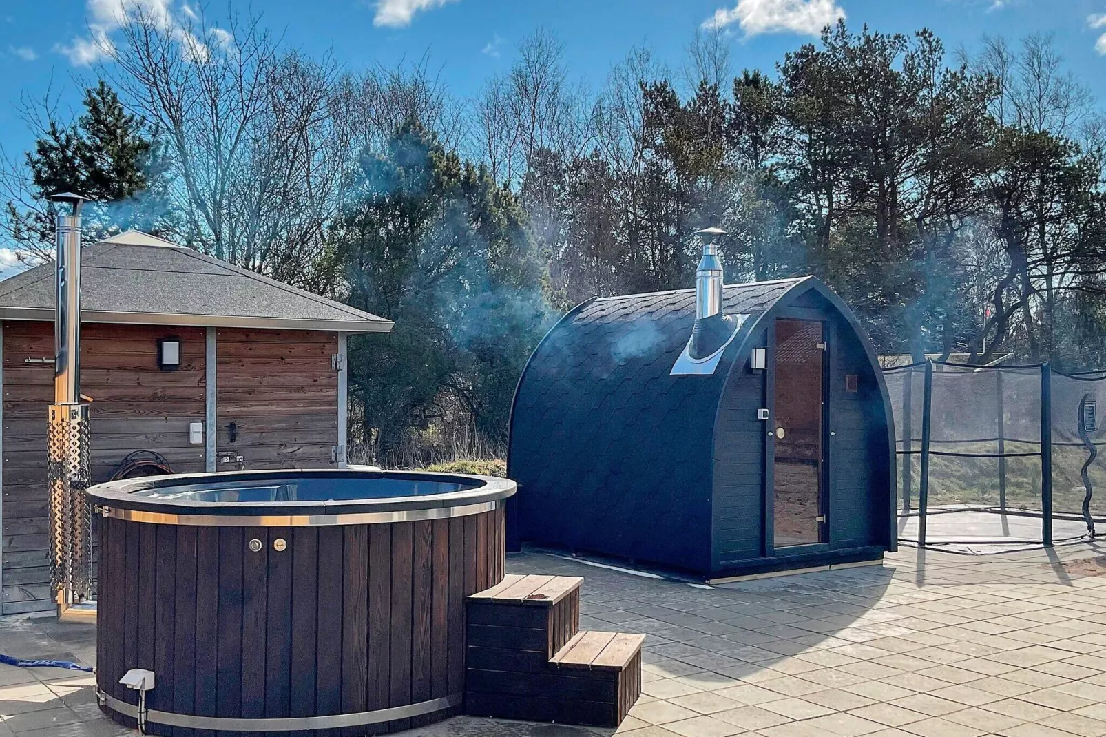 10 Personen Ferienhaus in Sæby-Wellnessbereich