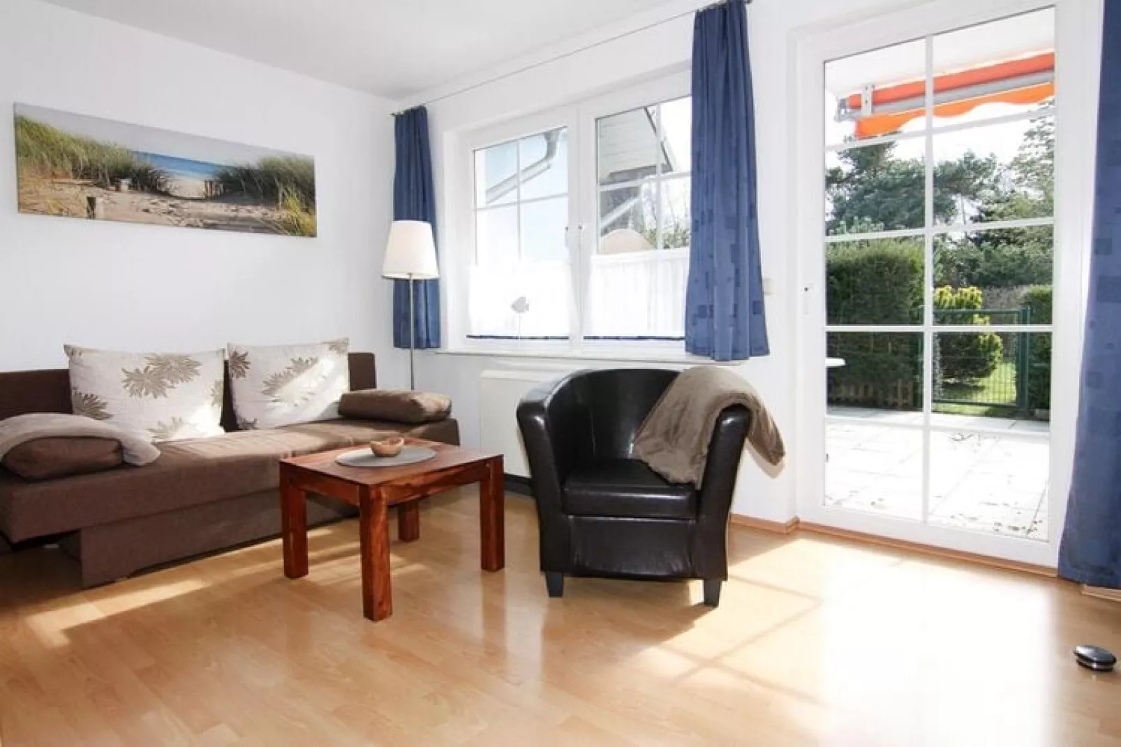Ferienwohnung EG links Trassenheide-Wohnzimmer