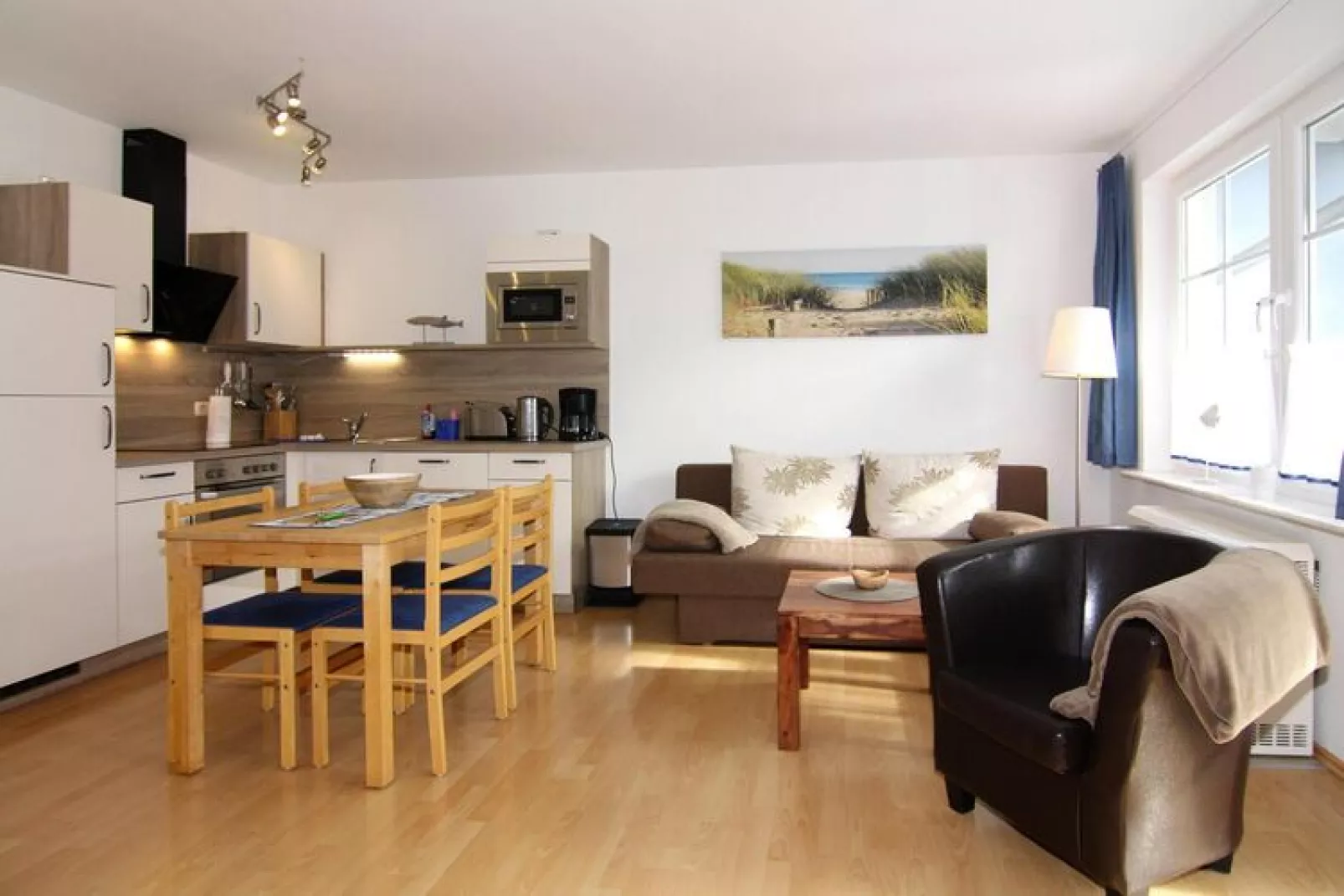 Ferienwohnung EG links Trassenheide-Wohnzimmer