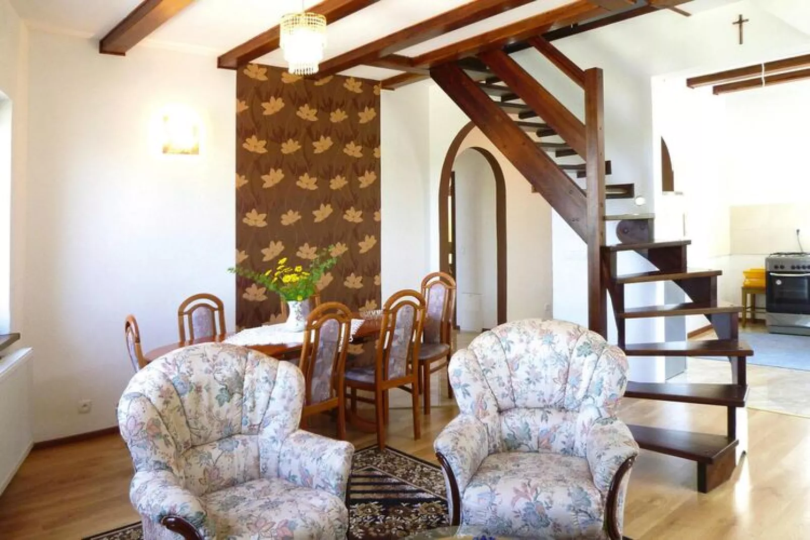 Holiday flat in Kiedrowice-Living room