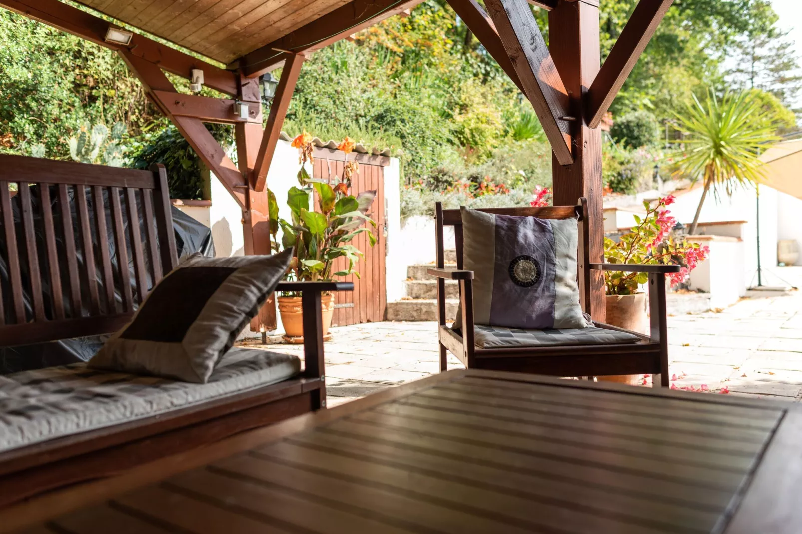 Les Volets Bleus - 4 pers-Terrace balcony