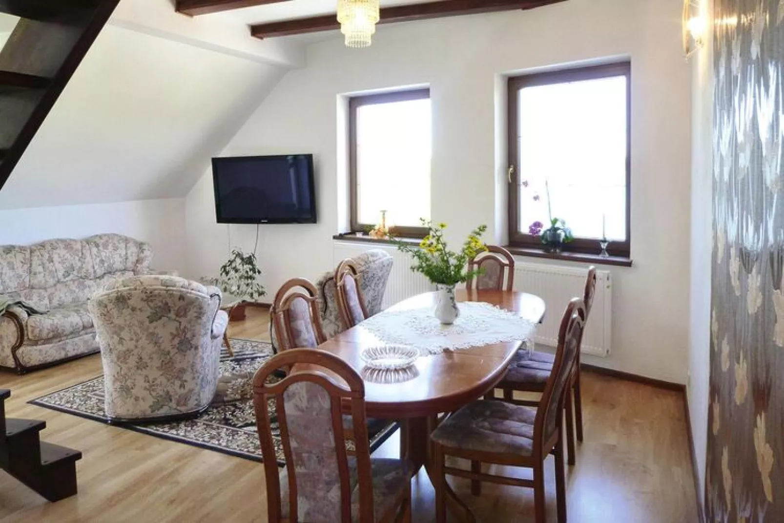 Holiday flat in Kiedrowice-Living room