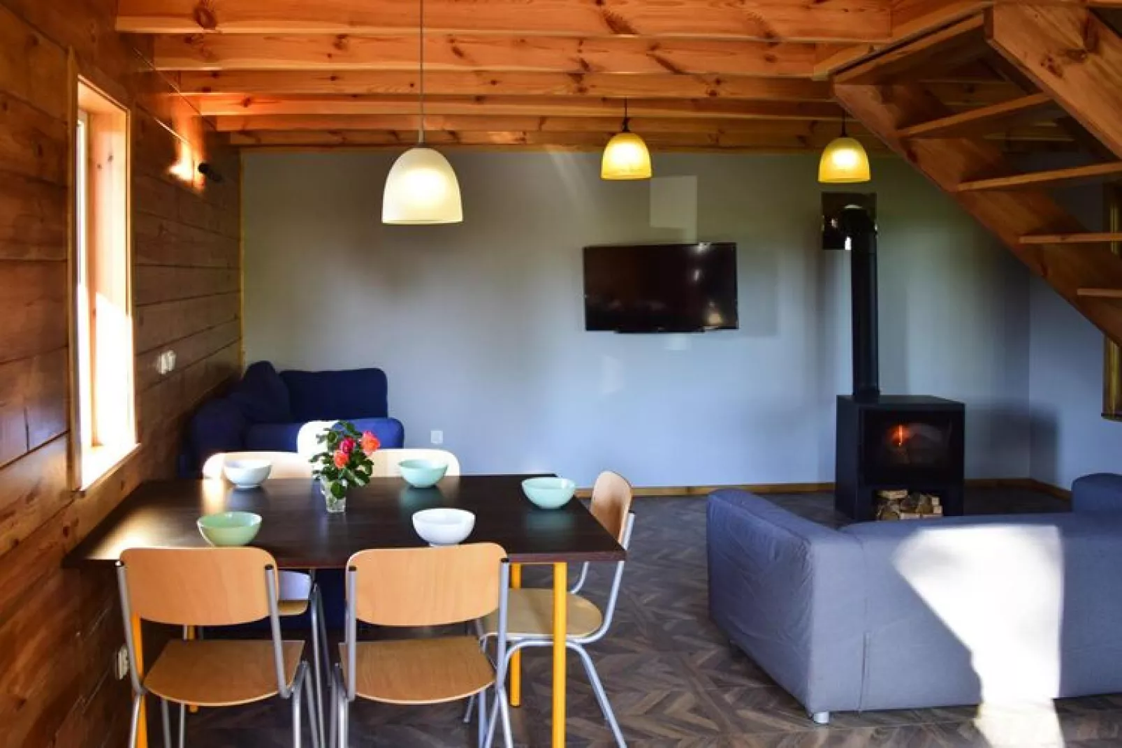 Holiday home Parchowo-Living room