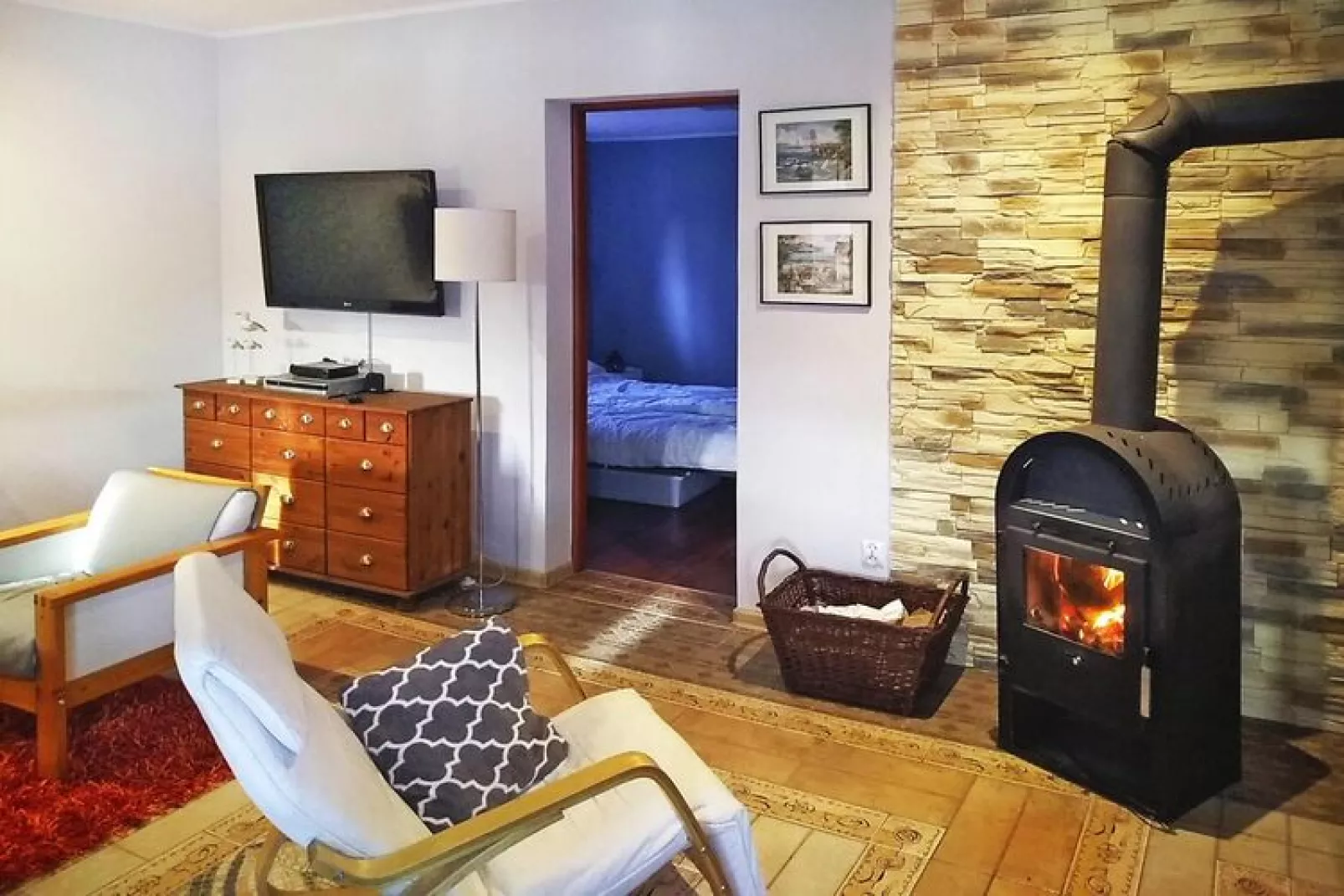 Bungalow Bieszkowice-Living room
