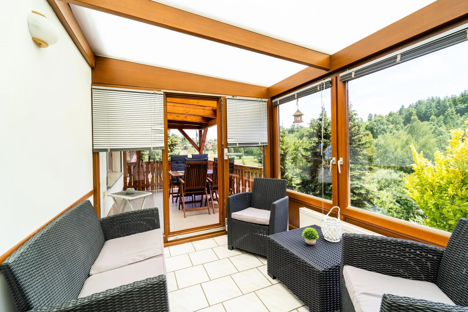Panoramablick-Terrassenbalkon