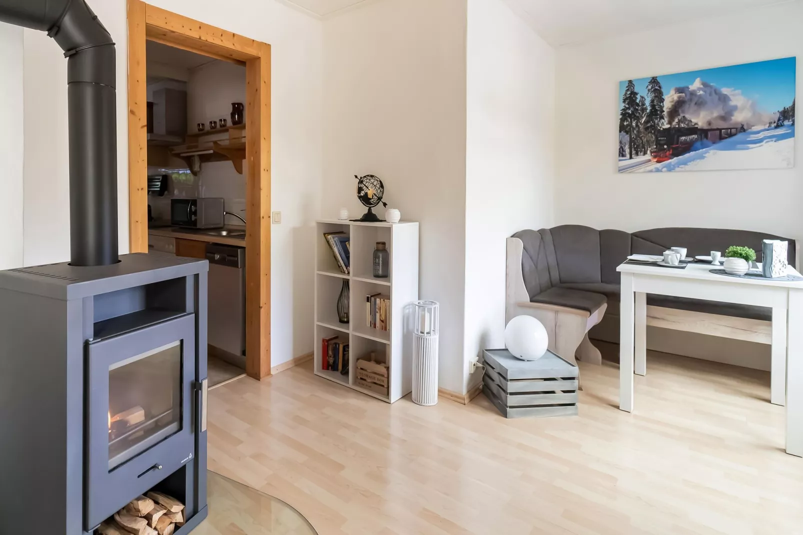 Panoramablick-Wohnzimmer