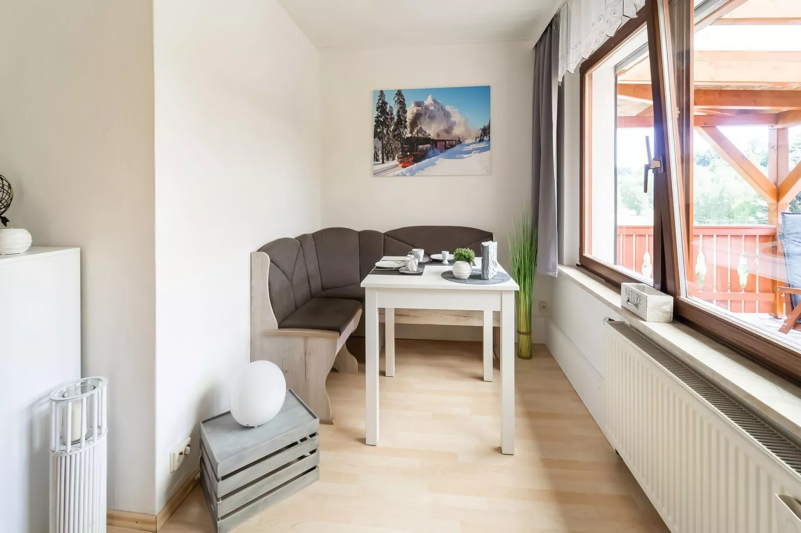 Panoramablick-Esszimmer