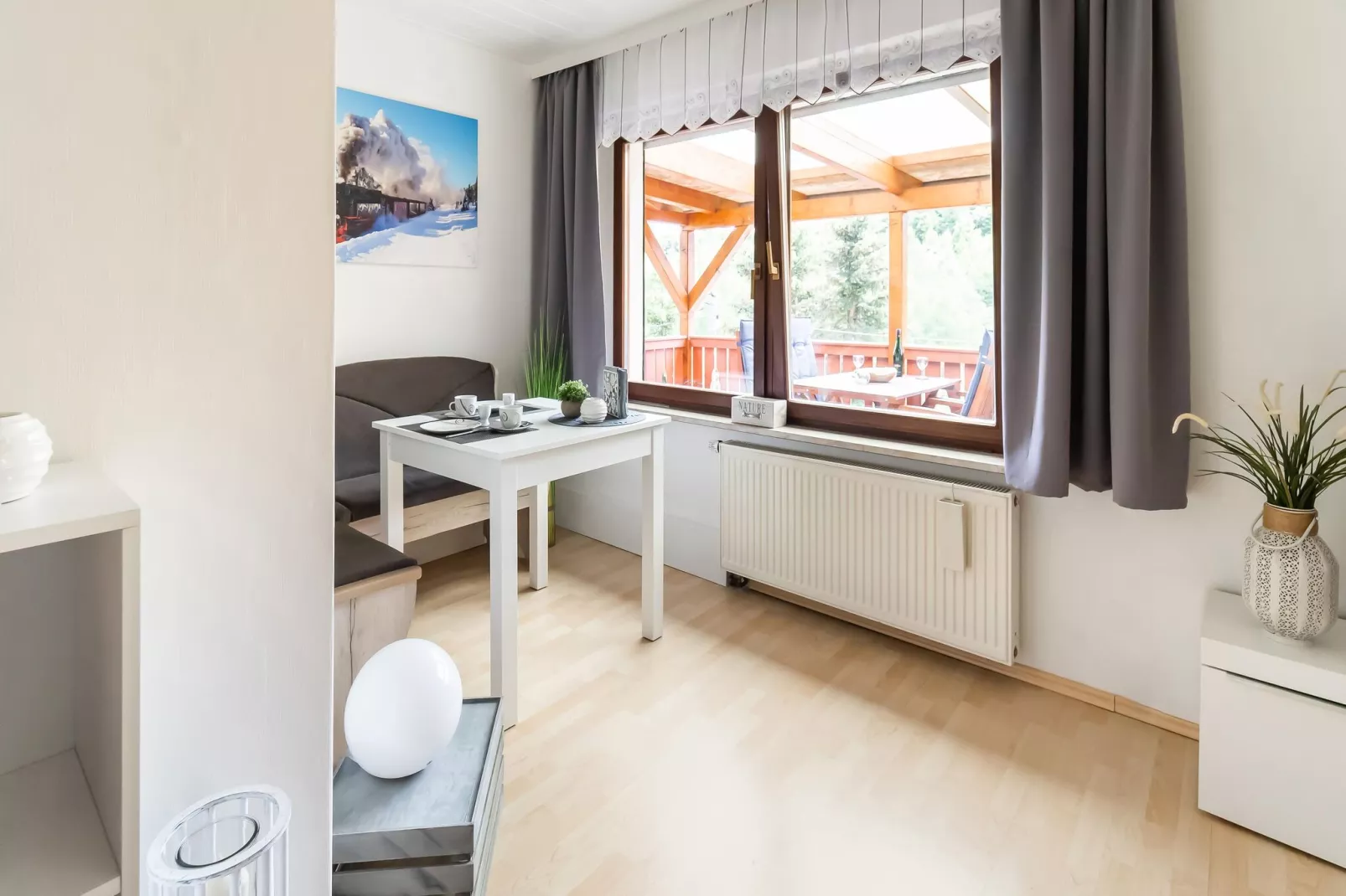 Panoramablick-Esszimmer