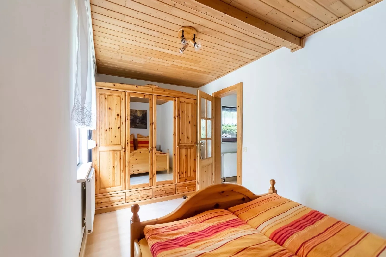 Panoramablick-Schlafzimmer