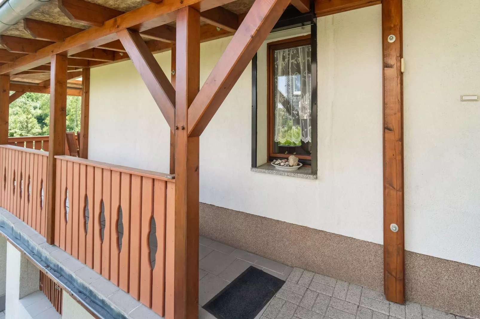 Panoramablick-Terrassenbalkon