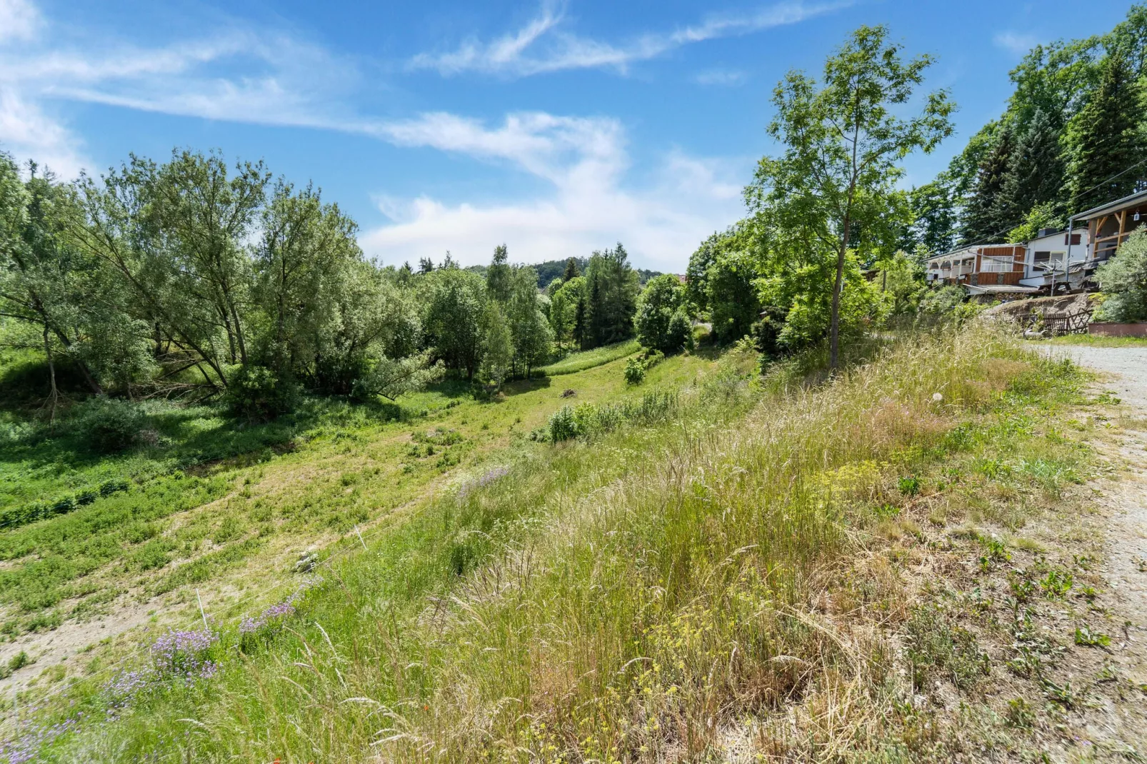 Panoramablick-Aussicht Sommer