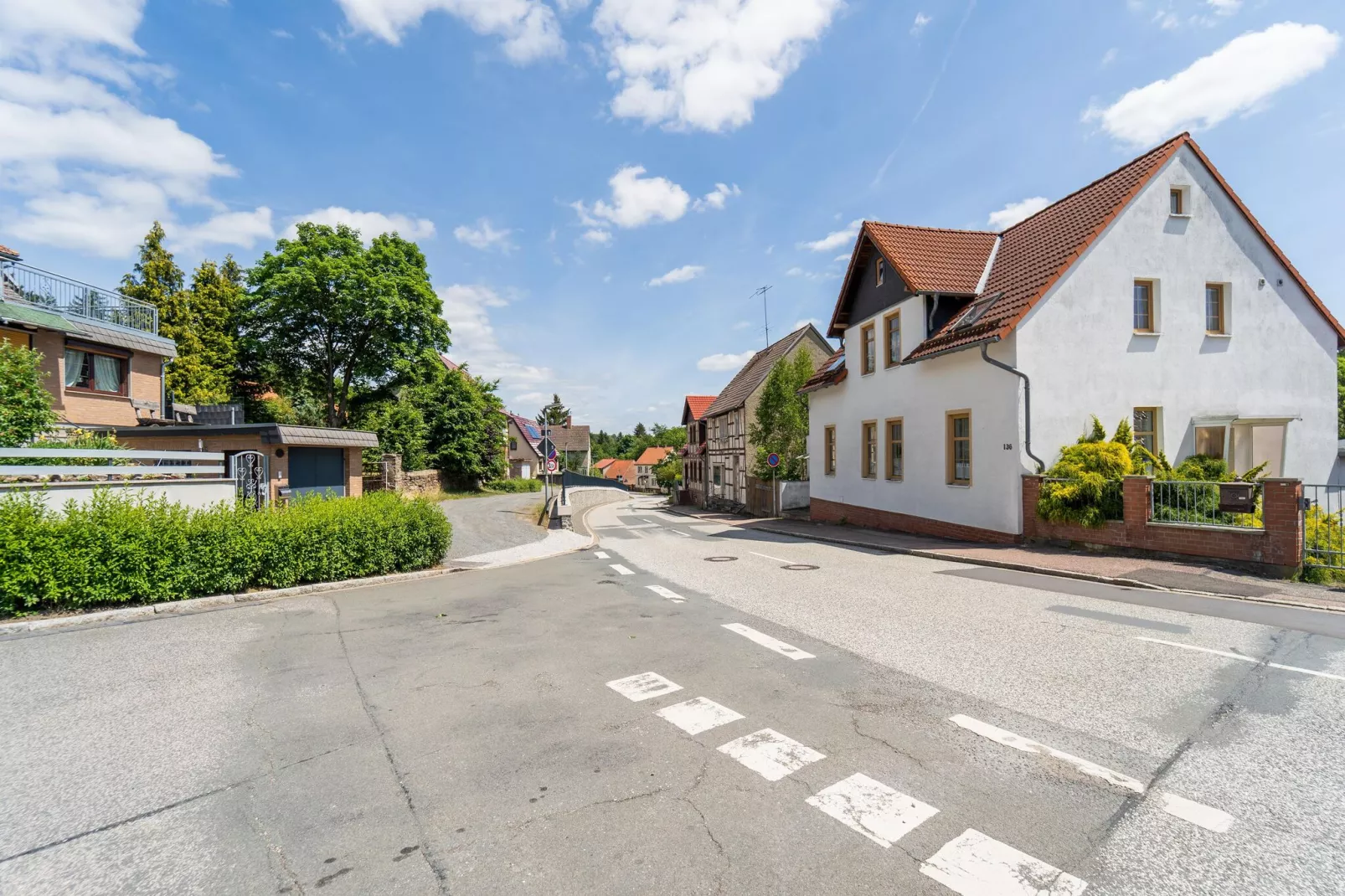 Panoramablick-Gebiete Sommer 1 km