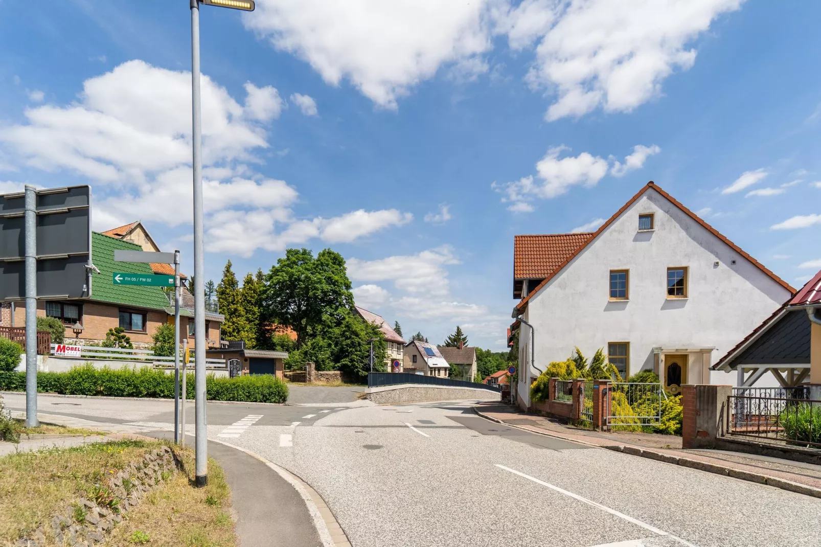 Panoramablick-Gebiete Sommer 1 km