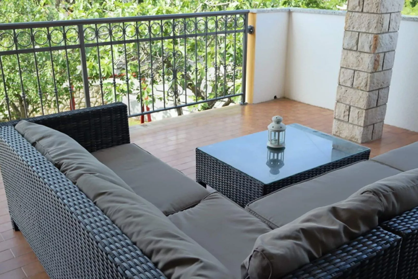 Holiday House Holek-Balcon-terrasse