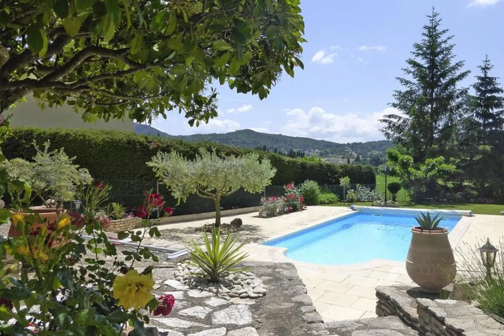 Ferienhaus in Malaucène-Pool