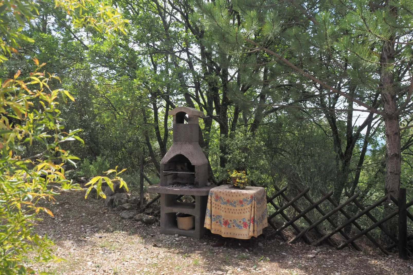 Ferienhaus in Bédoin-Gardens summer