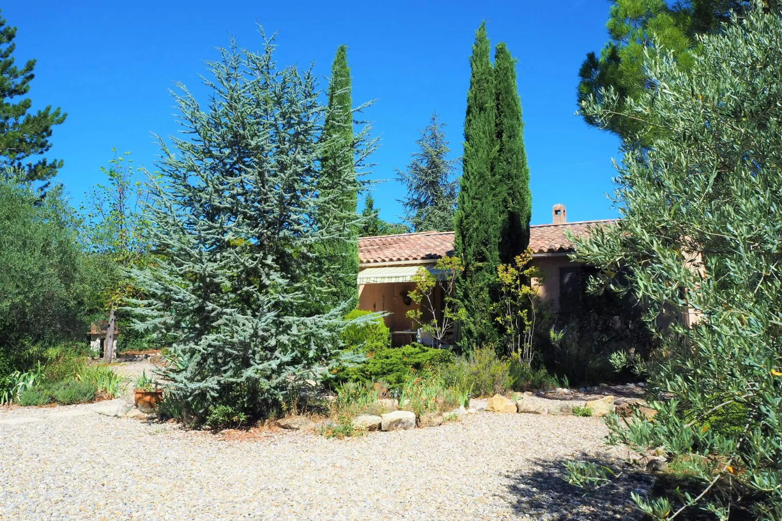 Ferienhaus in Bédoin-Jardins en été