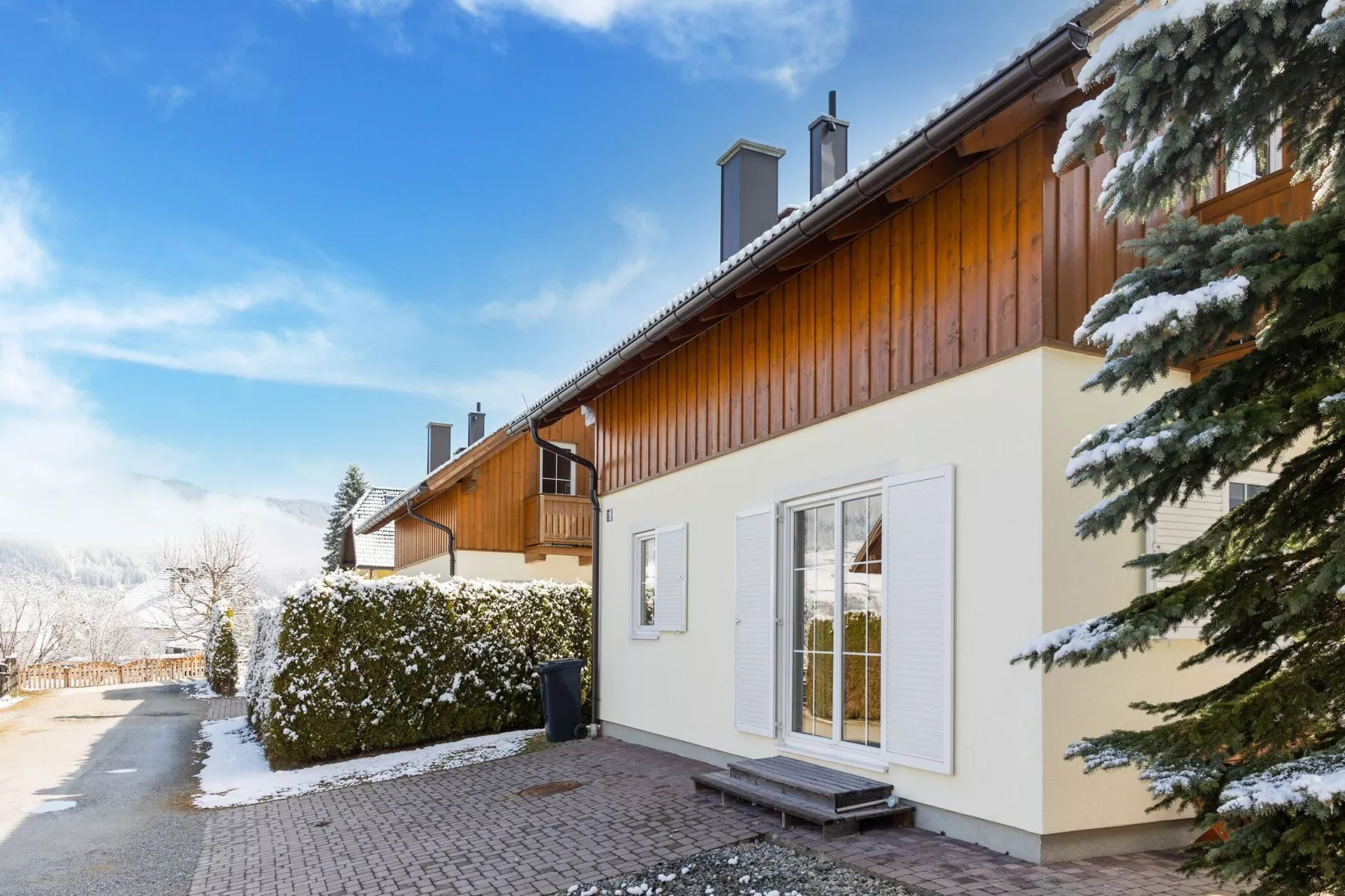 Chalet an der Piste-Empfangshalle