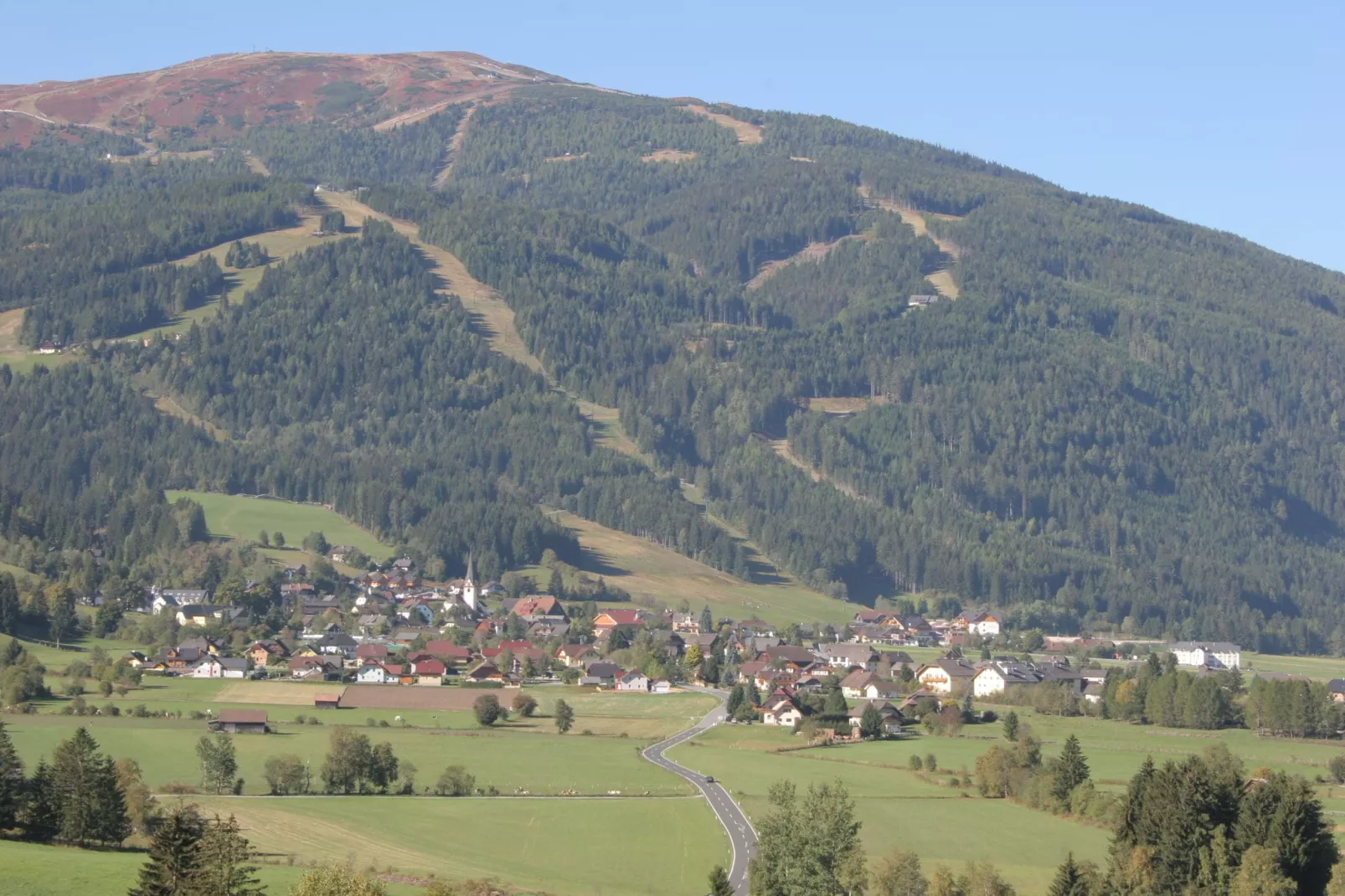 Chalet an der Piste-Gebiete Sommer 1 km