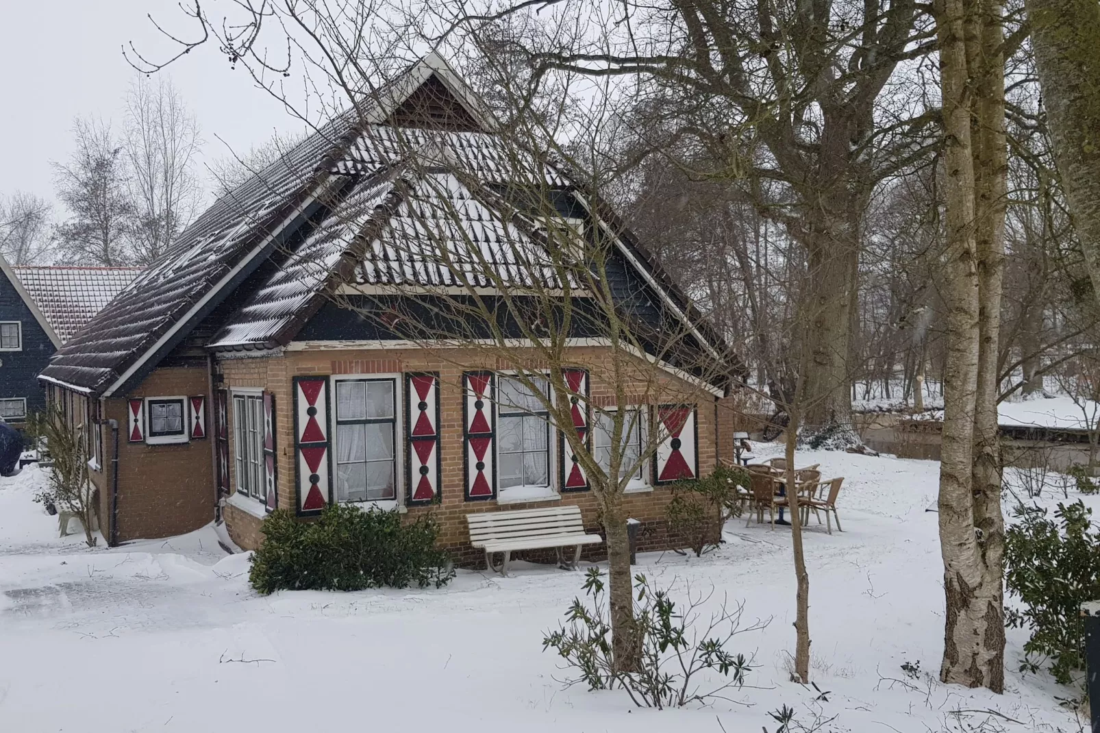Hoeve Ginette - benedenverdieping-Extérieur hiver