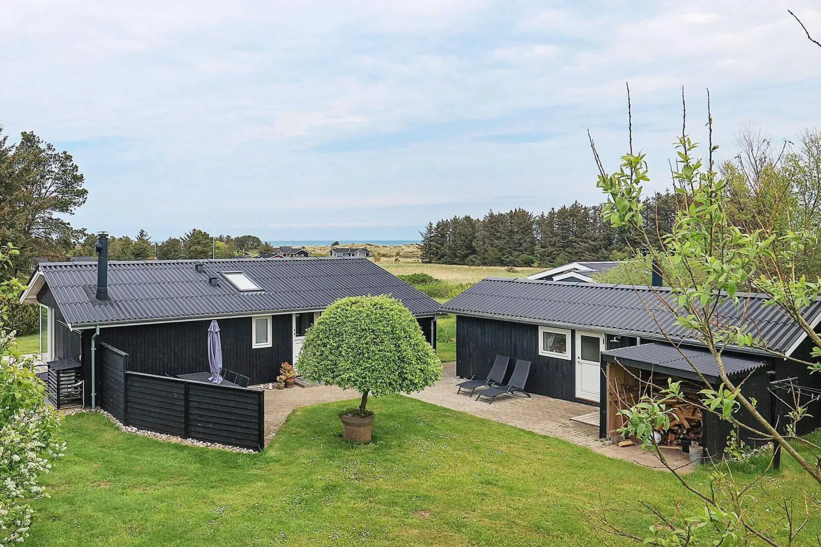 Maison de vacances pour 6 a Hirtshals-By Traum-Vue sur l'eau