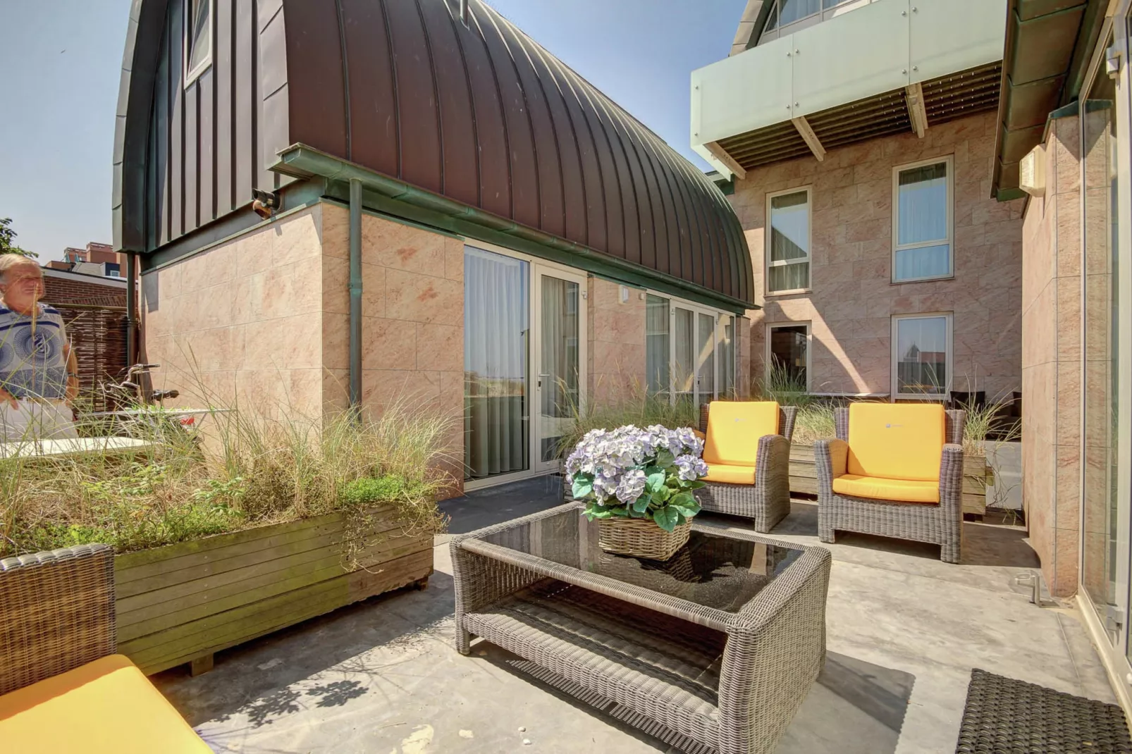 De ZeeParel Sea Life-Terrace balcony