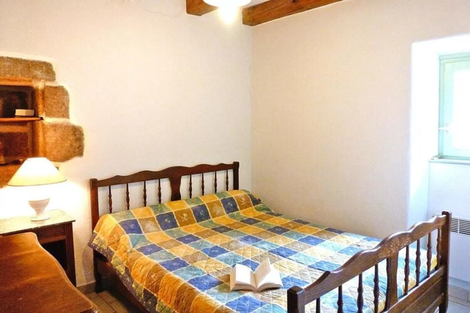 Steinhaus in Chambonas / La Grange-Bedroom