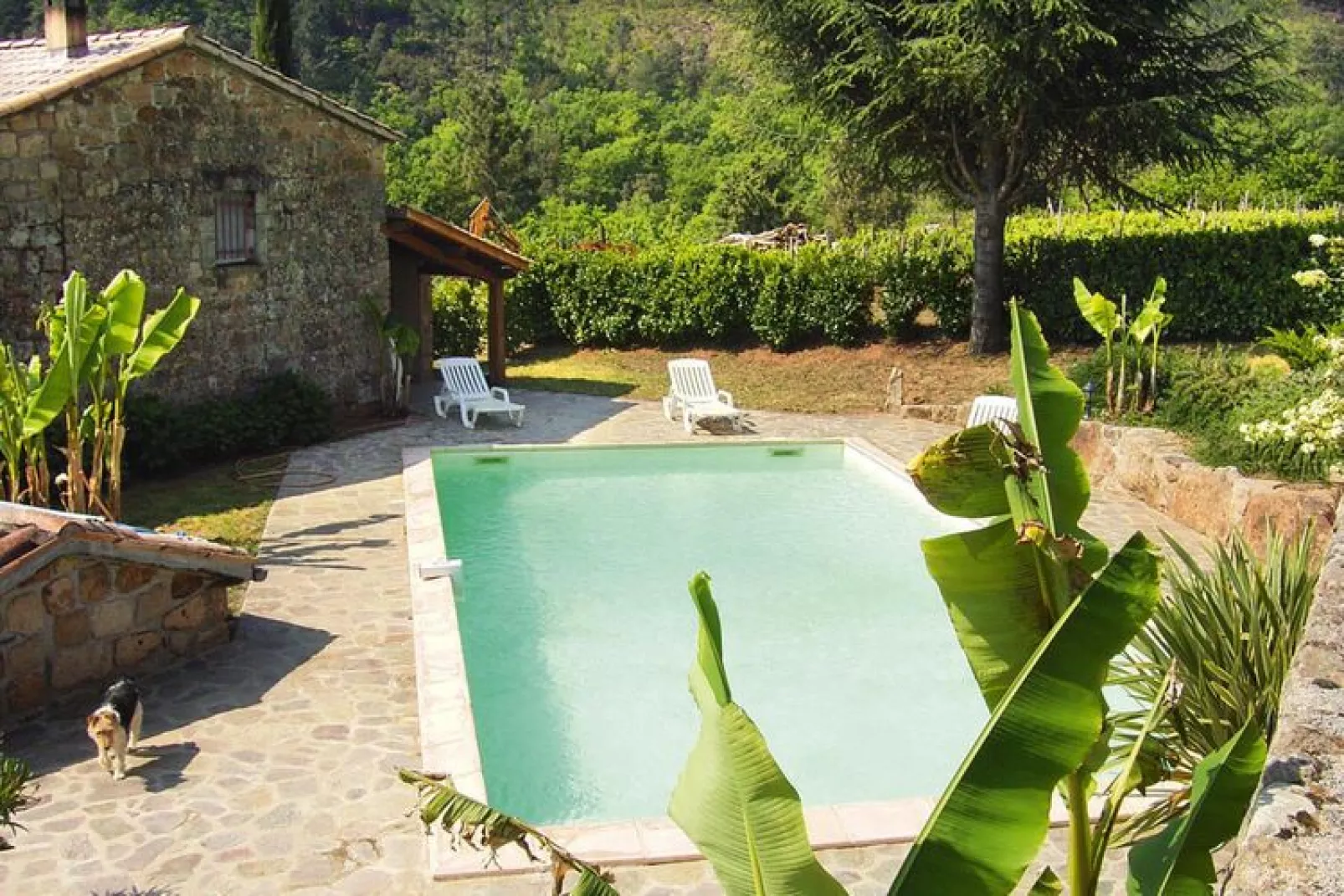Steinhaus in Chambonas / Les Oliviers-Piscine