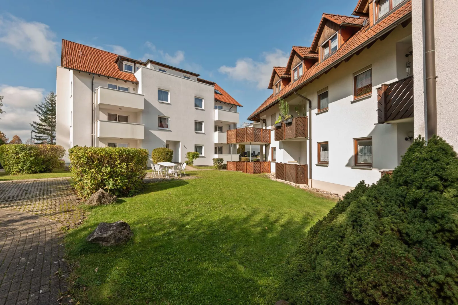 Park Blick-Außenbereich Sommer
