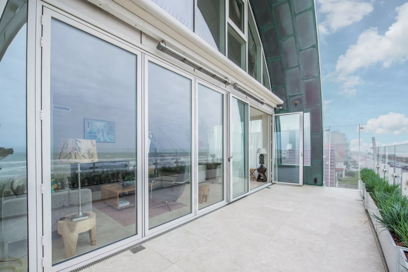 De ZeeParel Pink Shrimp-Terrace balcony