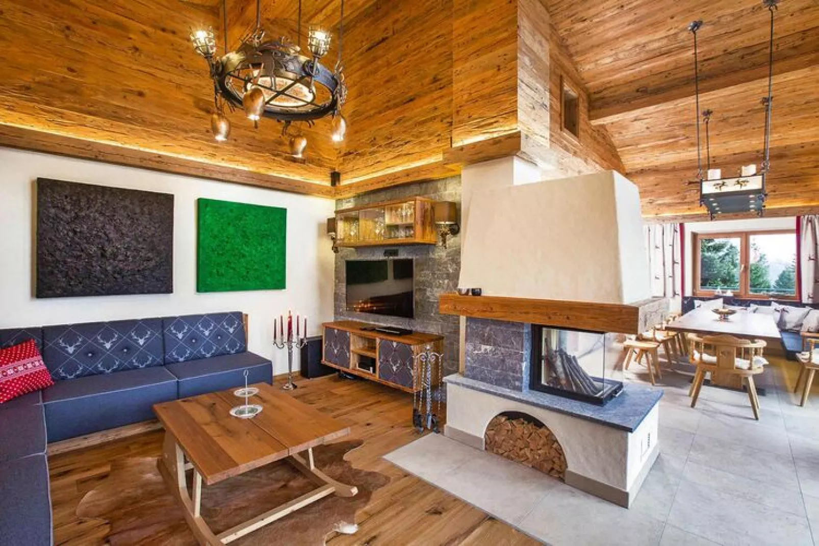 Chalet Edelweißalm-Living room