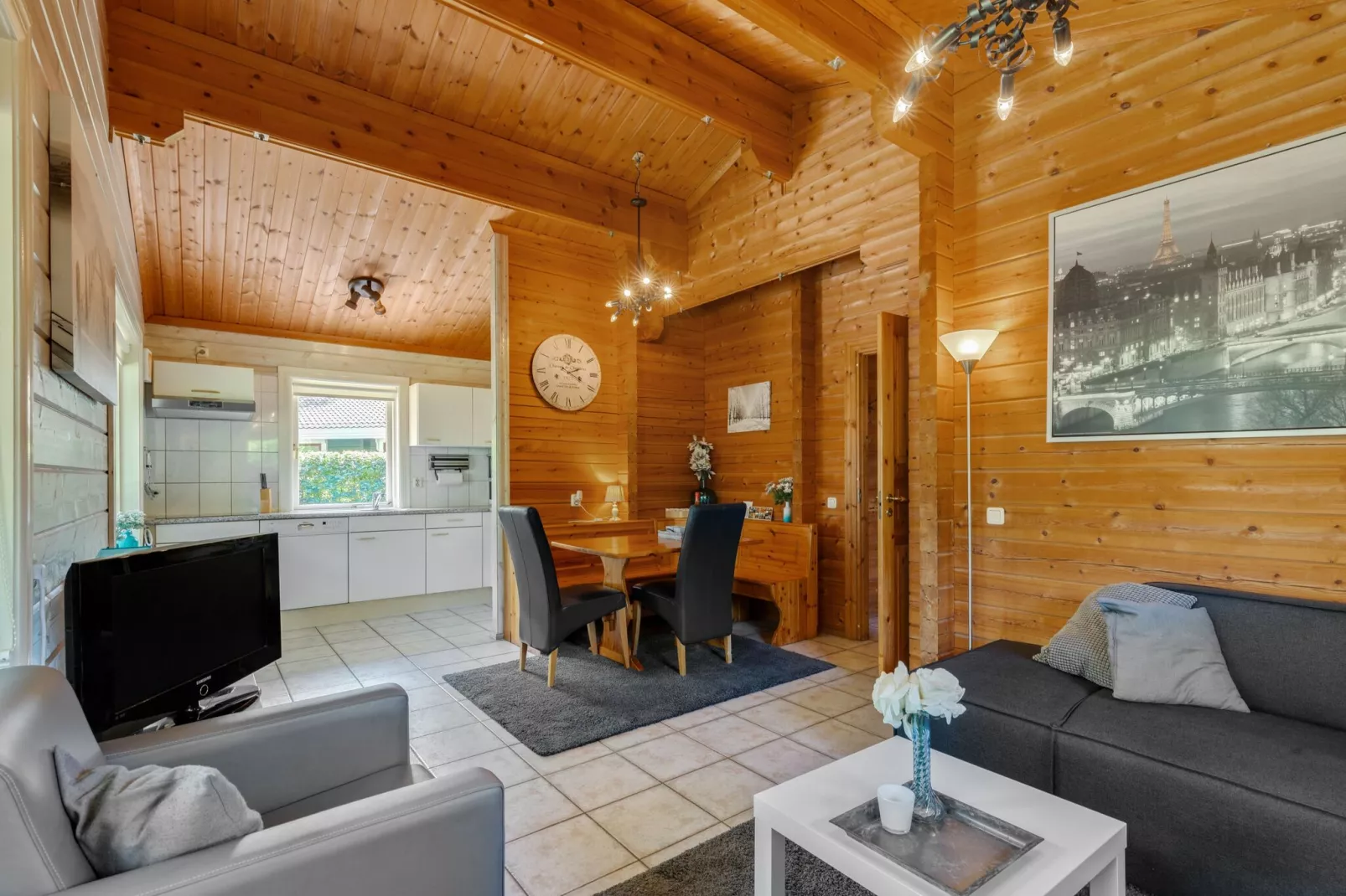 Chalet Veluwemeer-Living room