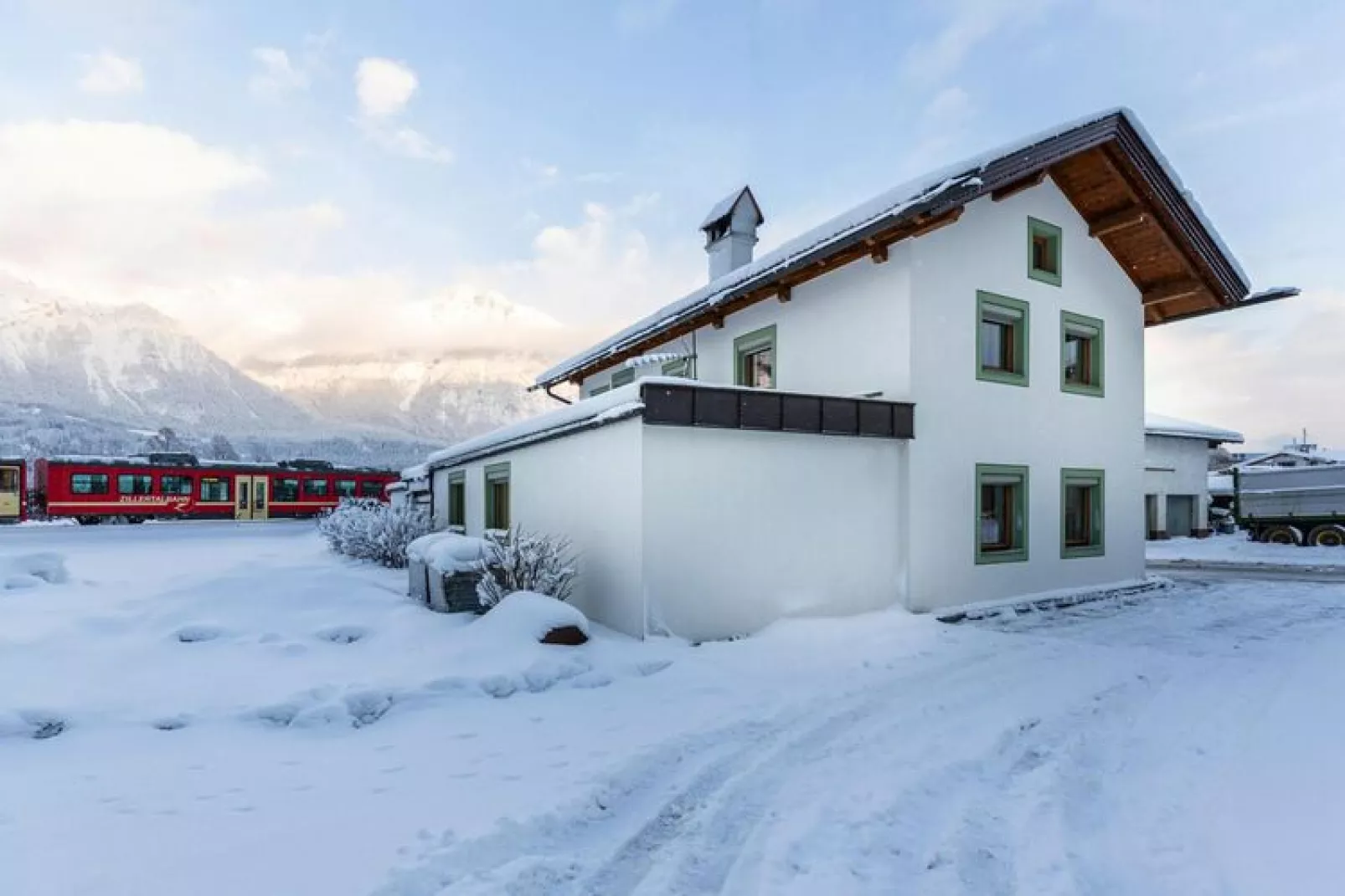 Das Sattlerhaus-Exterior winter