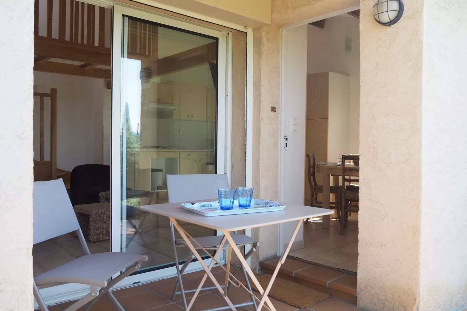 Ferienhaus in Apt-Terrassenbalkon
